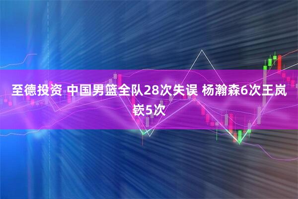 至德投资 中国男篮全队28次失误 杨瀚森6次王岚嵚5次