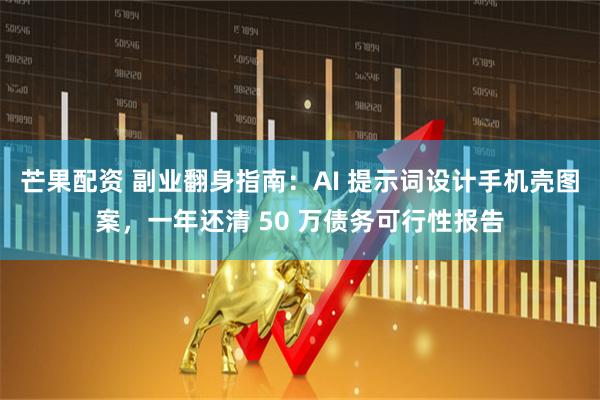 芒果配资 副业翻身指南：AI 提示词设计手机壳图案，一年还清 50 万债务可行性报告