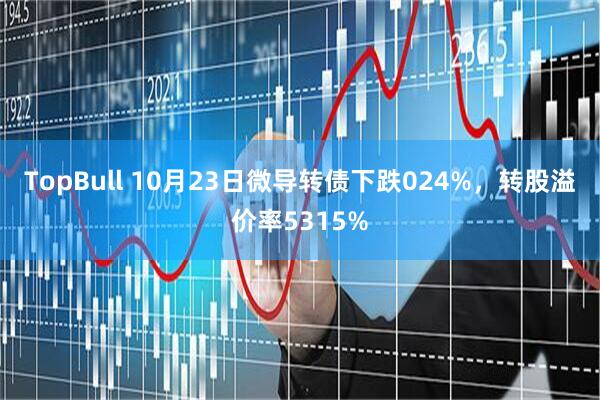 TopBull 10月23日微导转债下跌024%，转股溢价率5315%